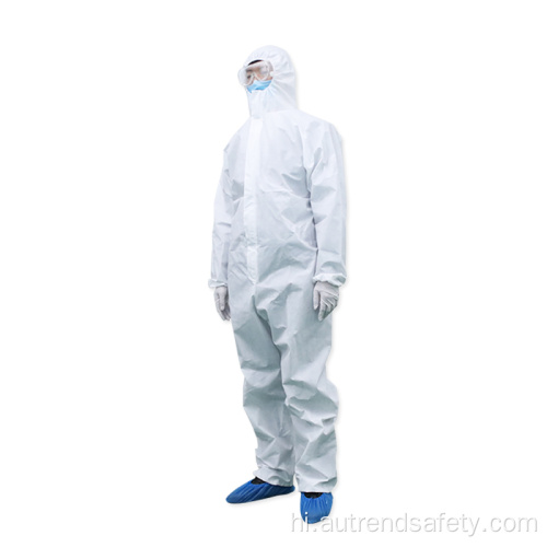 डिस्पोजेबल सुरक्षात्मक कपड़े सूक्ष्म कपड़े फैब्रिक Coveralls
